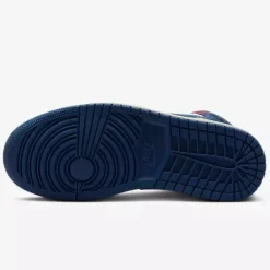 Air Jordan 1 Mid French Blue Gym Red