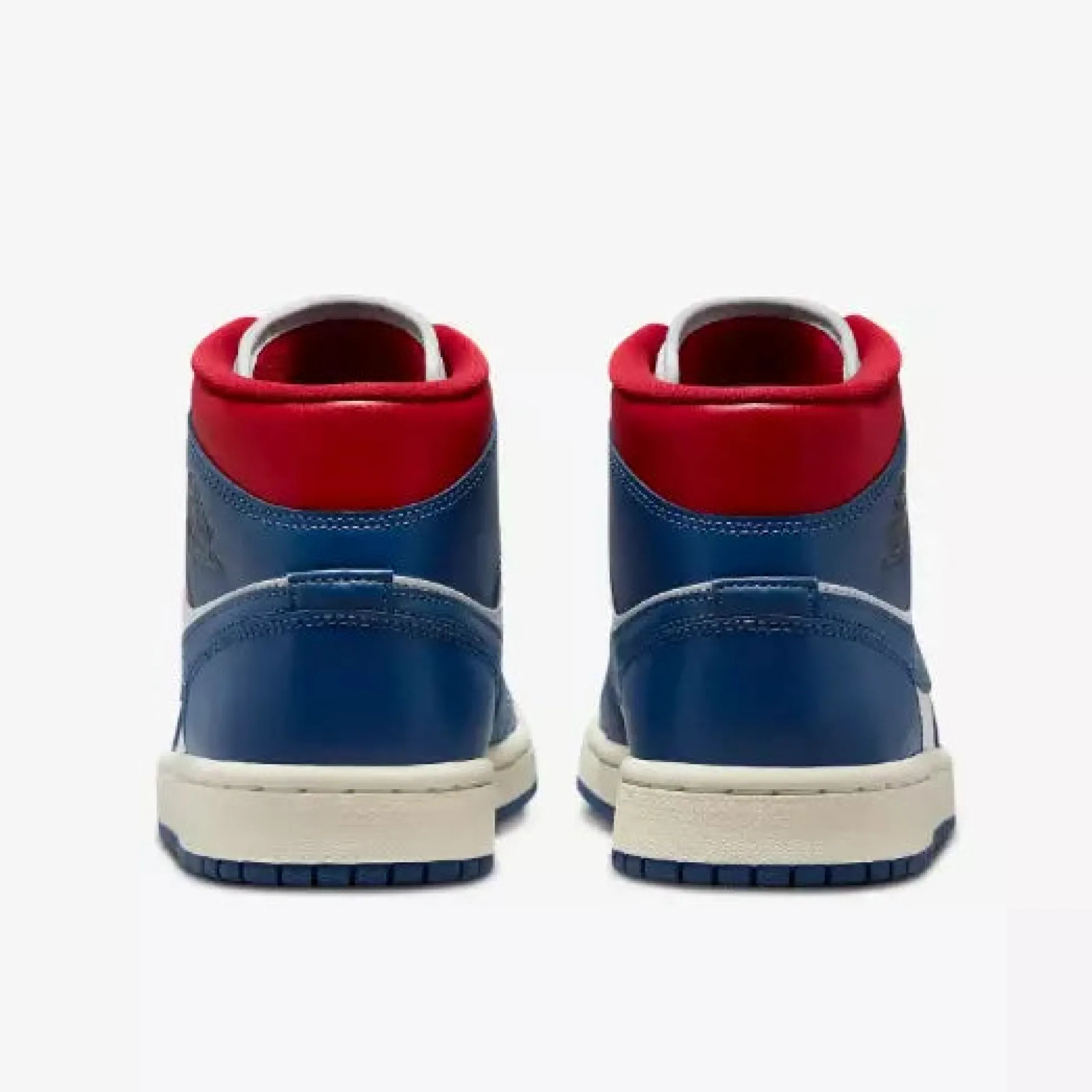 Air Jordan 1 Mid French Blue Gym Red