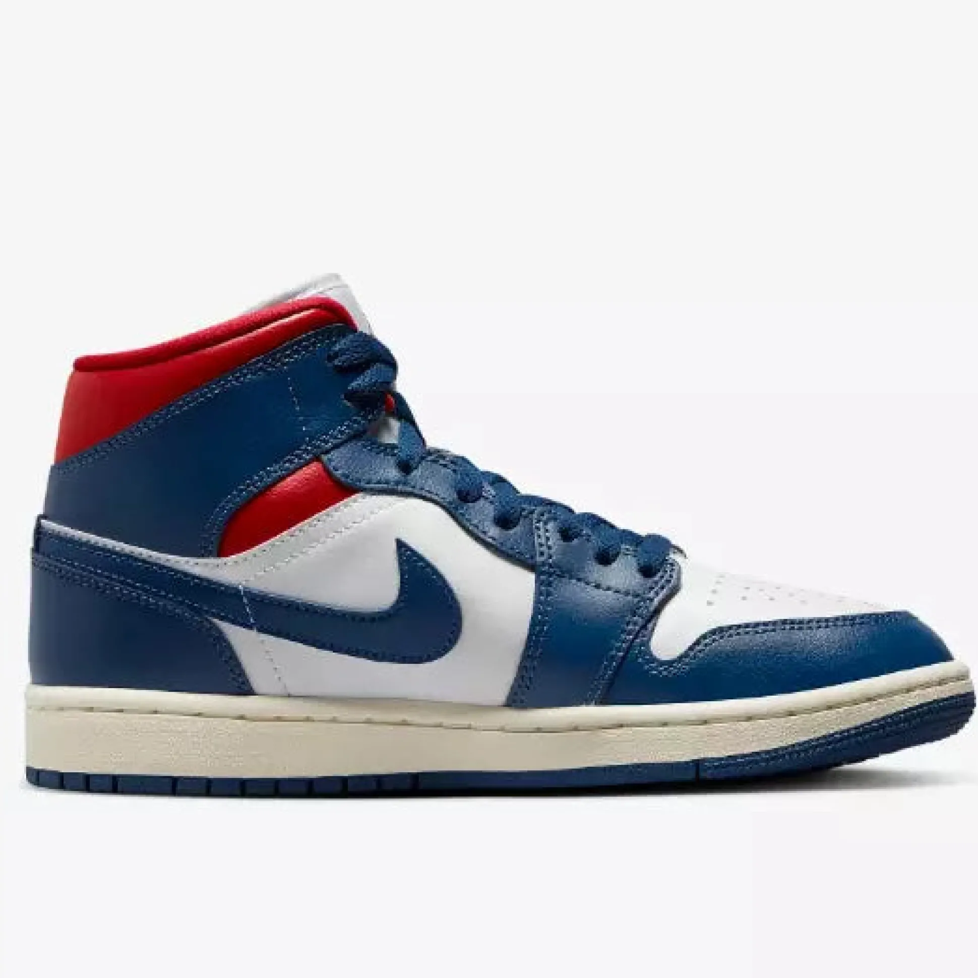 Air Jordan 1 Mid French Blue Gym Red