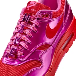 Air Max 1 Premium Playful Pink and University Red