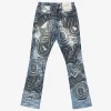 All Over Black Print Jean