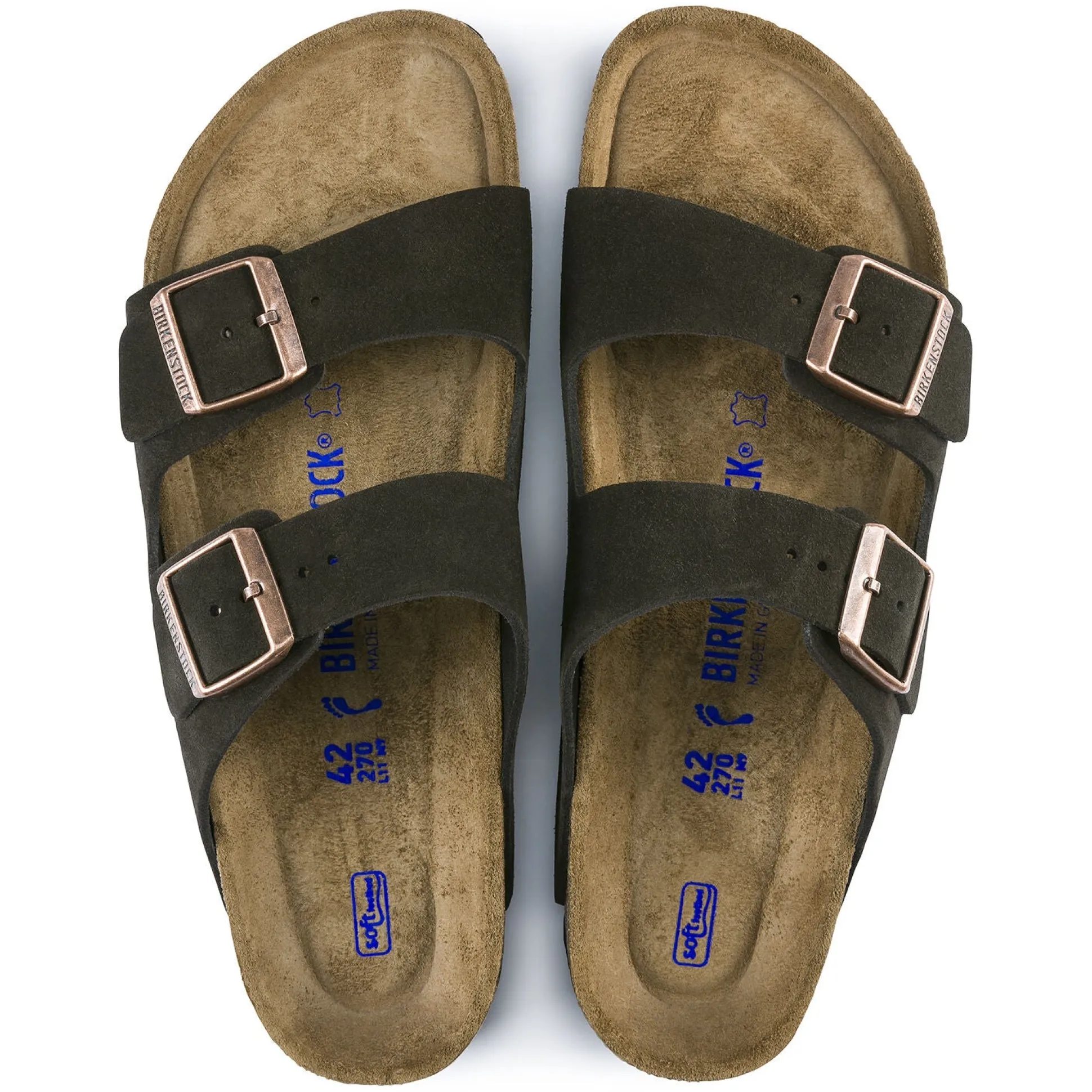 Arizona Soft Footbed Mocha Suede