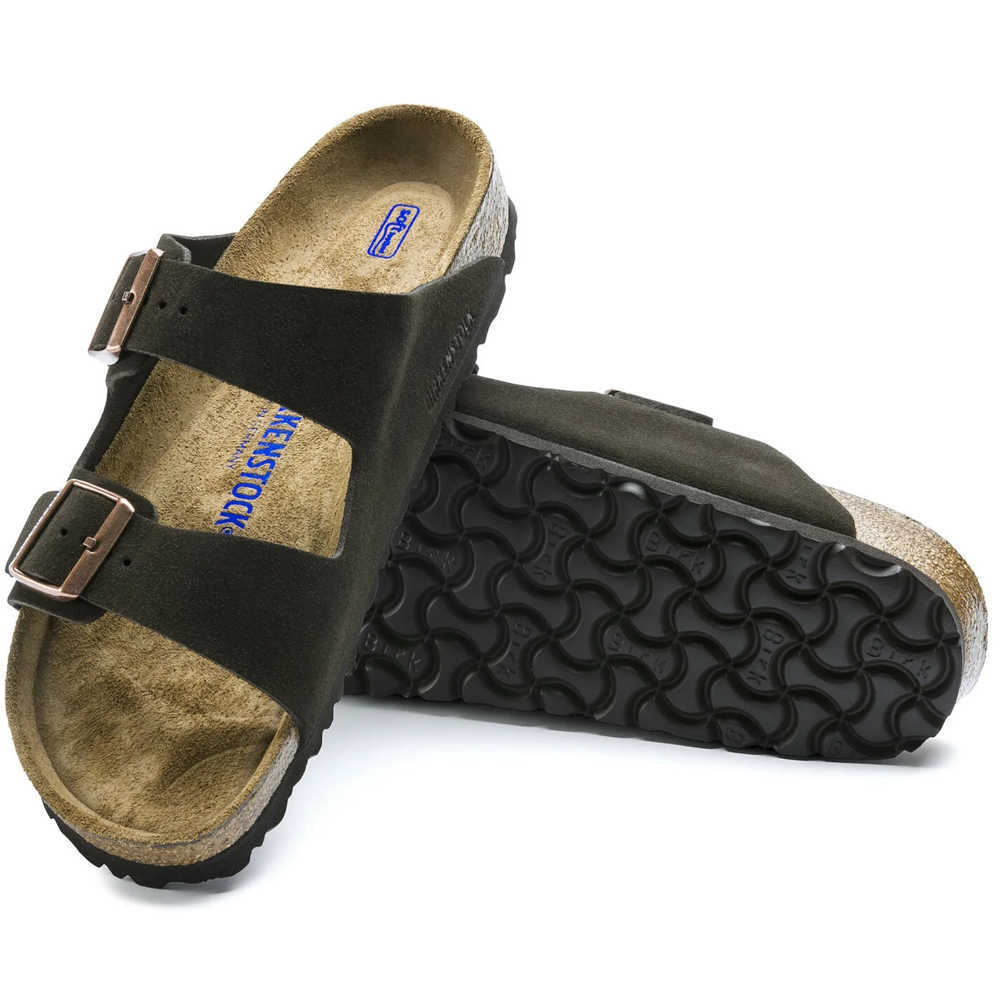 Arizona Soft Footbed Mocha Suede