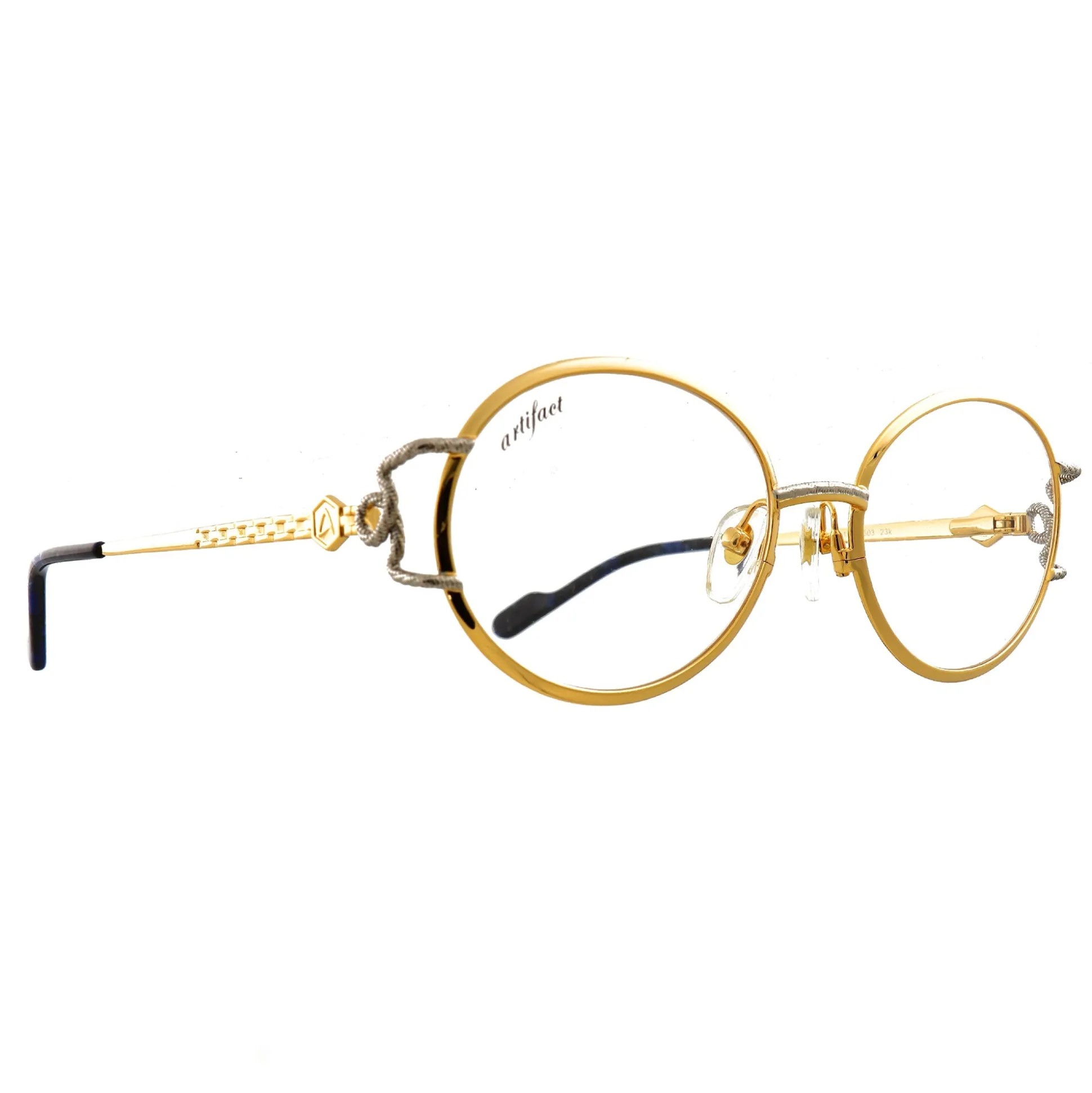 Artifact Rope Line Glasses Model 503 Clear