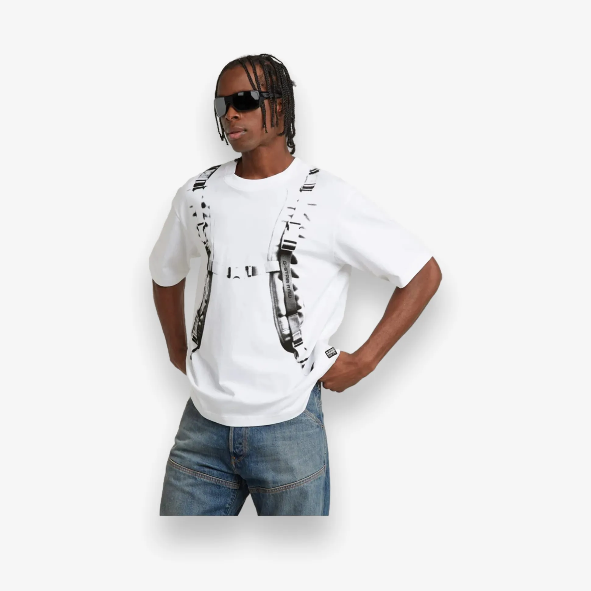 Backpack Graphic Boxy T-Shirt