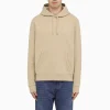 Beige cotton hoodie