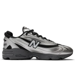 1000 Black Silver Metallic Shoes