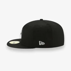 101127-BLK-Men Firstclassblackfittedwithgreyu