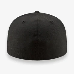 101127-BLK-Men Firstclassblackfittedwithgreyu