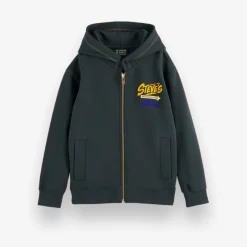 Boys' Oversized Zip Through Hoodie