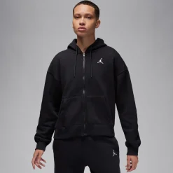 Brooklyn Fleece Hoodie Full-Zip Ls Top