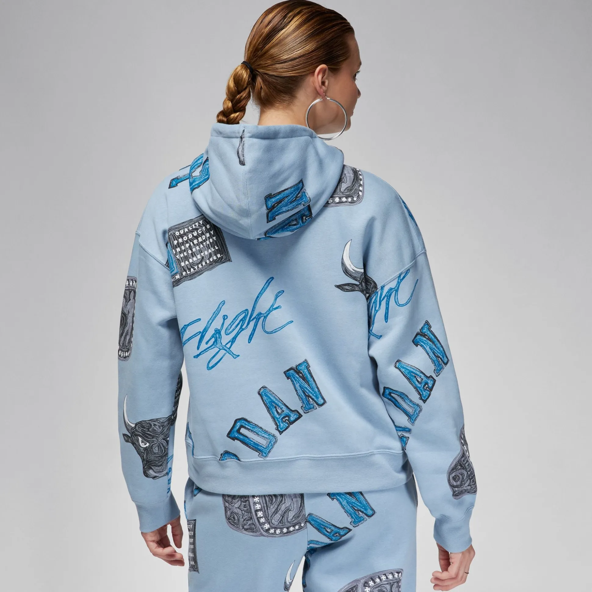 Brooklyn Long Sleeve Fleece Hoodie