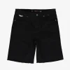 Brooklyn-Size UP Black Denim Short