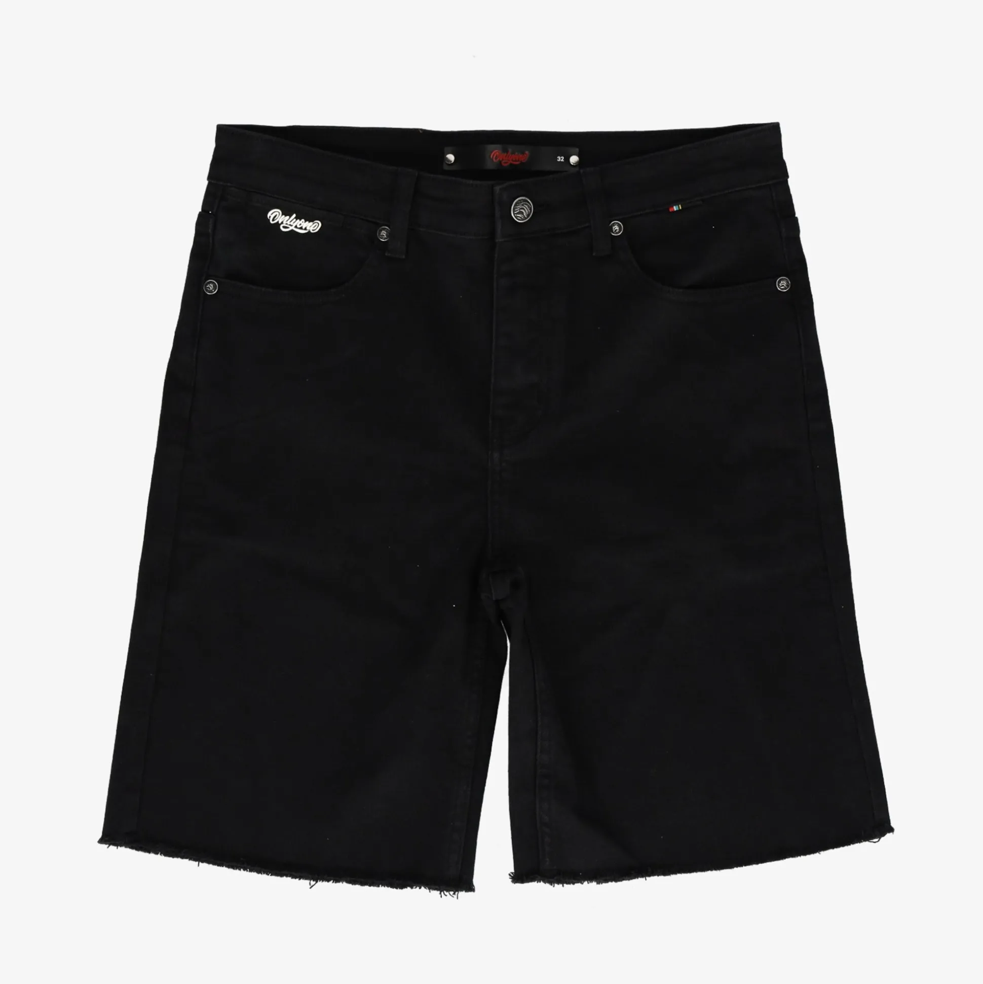 Brooklyn-Size UP Black Denim Short