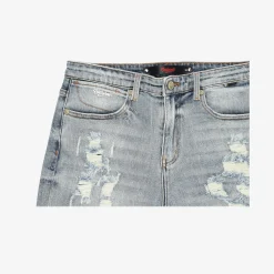 Brooklyn-Size UP Repair Blue Short