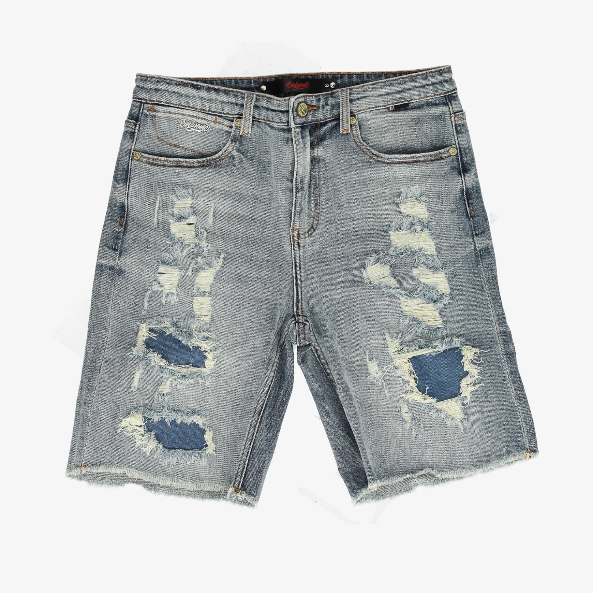 Brooklyn-Size UP Repair Blue Short