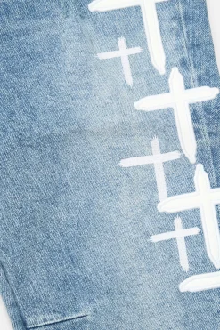 BRYANT SKINNY JEAN | BLUE CROSS PATCHES