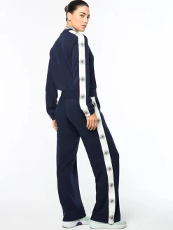 Bussola Track Jacket- Maritime Blue