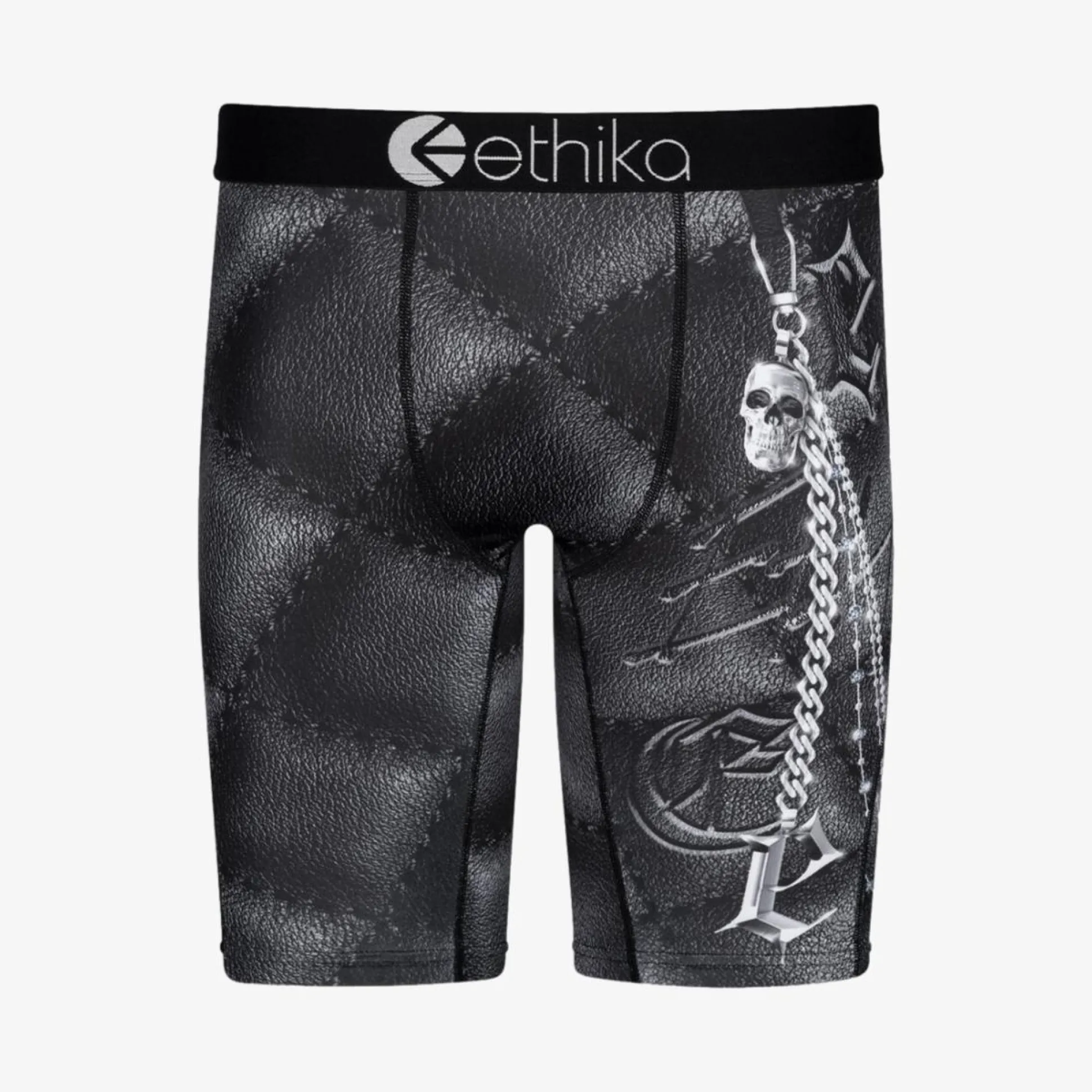 Chainbossed Staple Boxer Brief Black