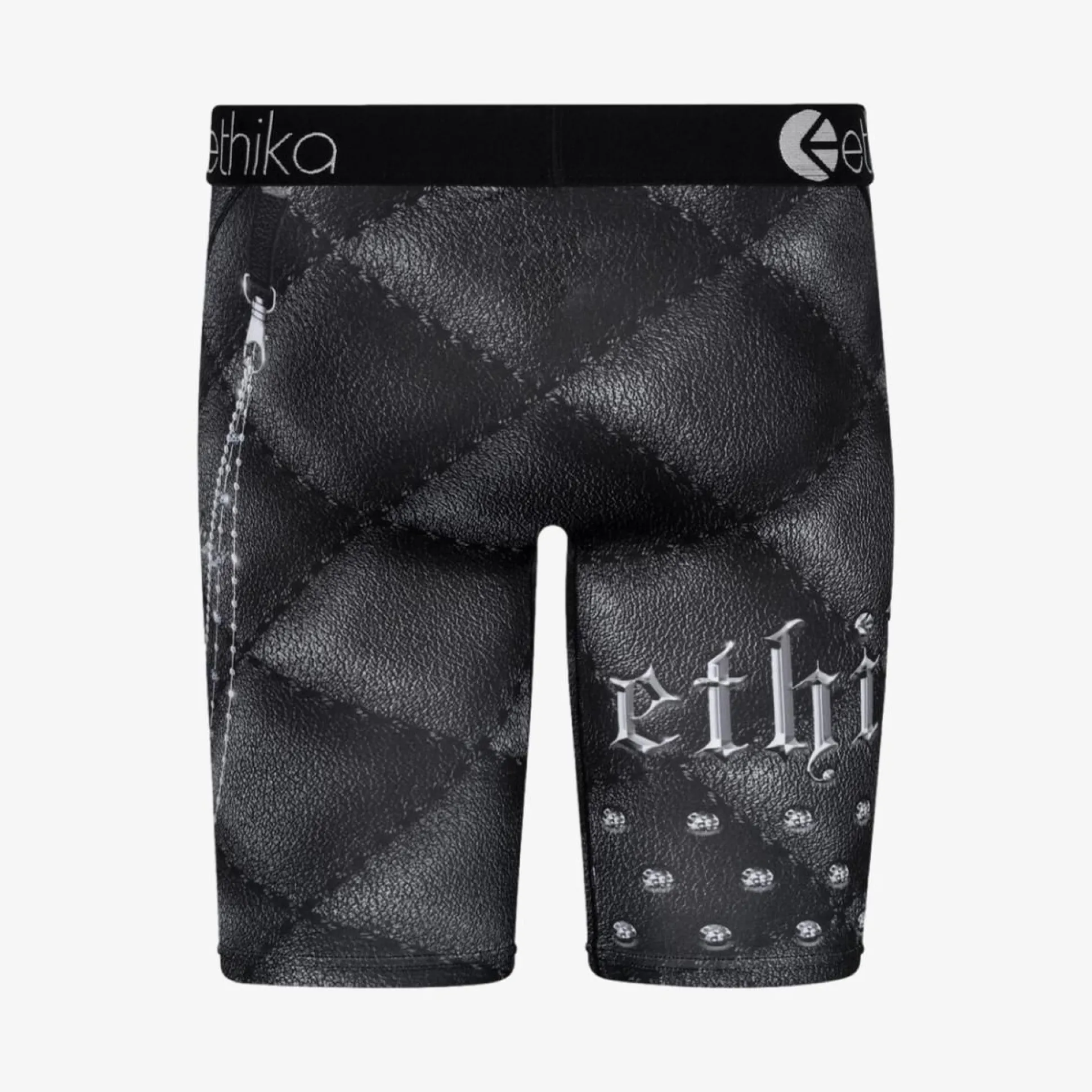 Chainbossed Staple Boxer Brief Black