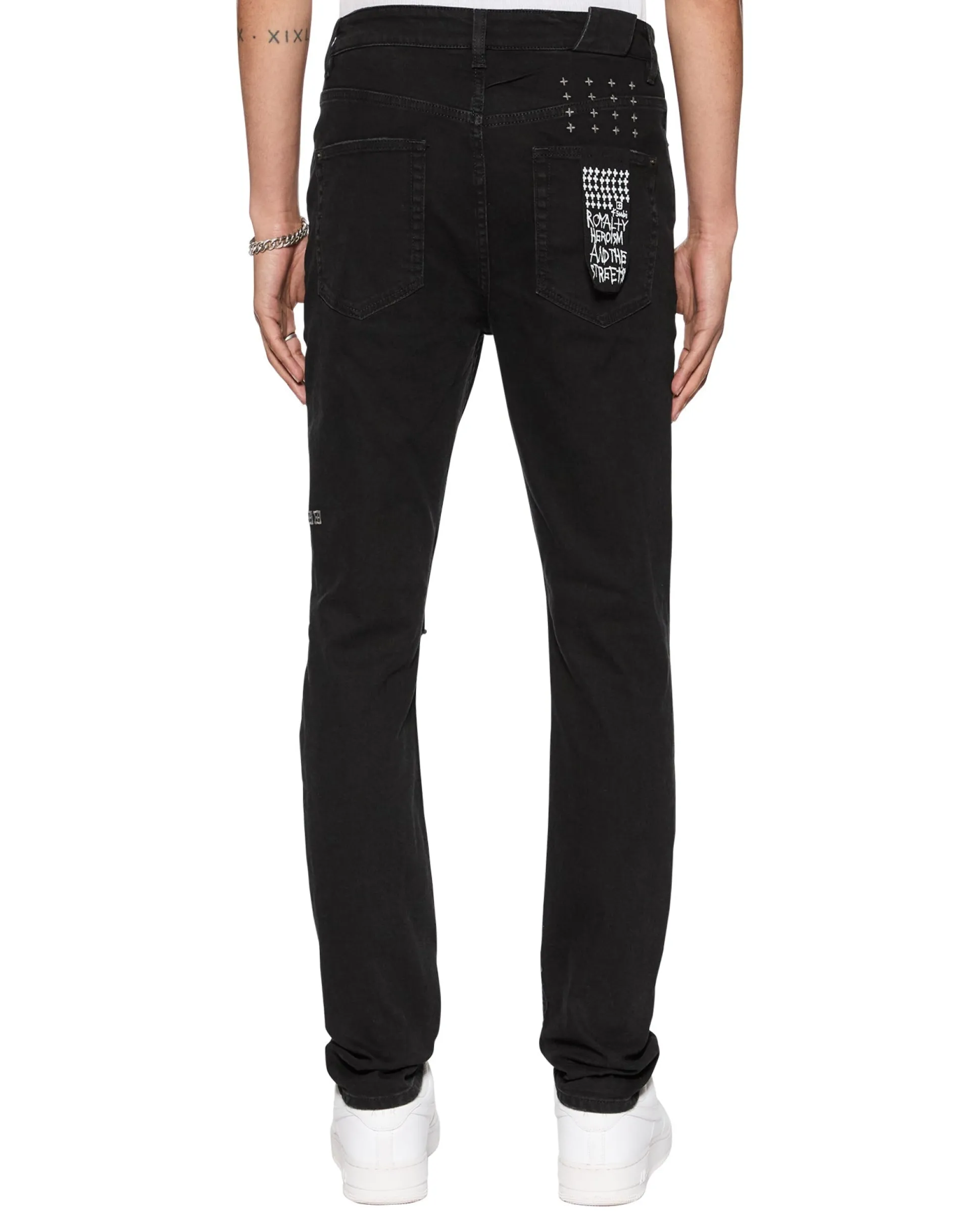 Chitch Laid Black Est Jean
