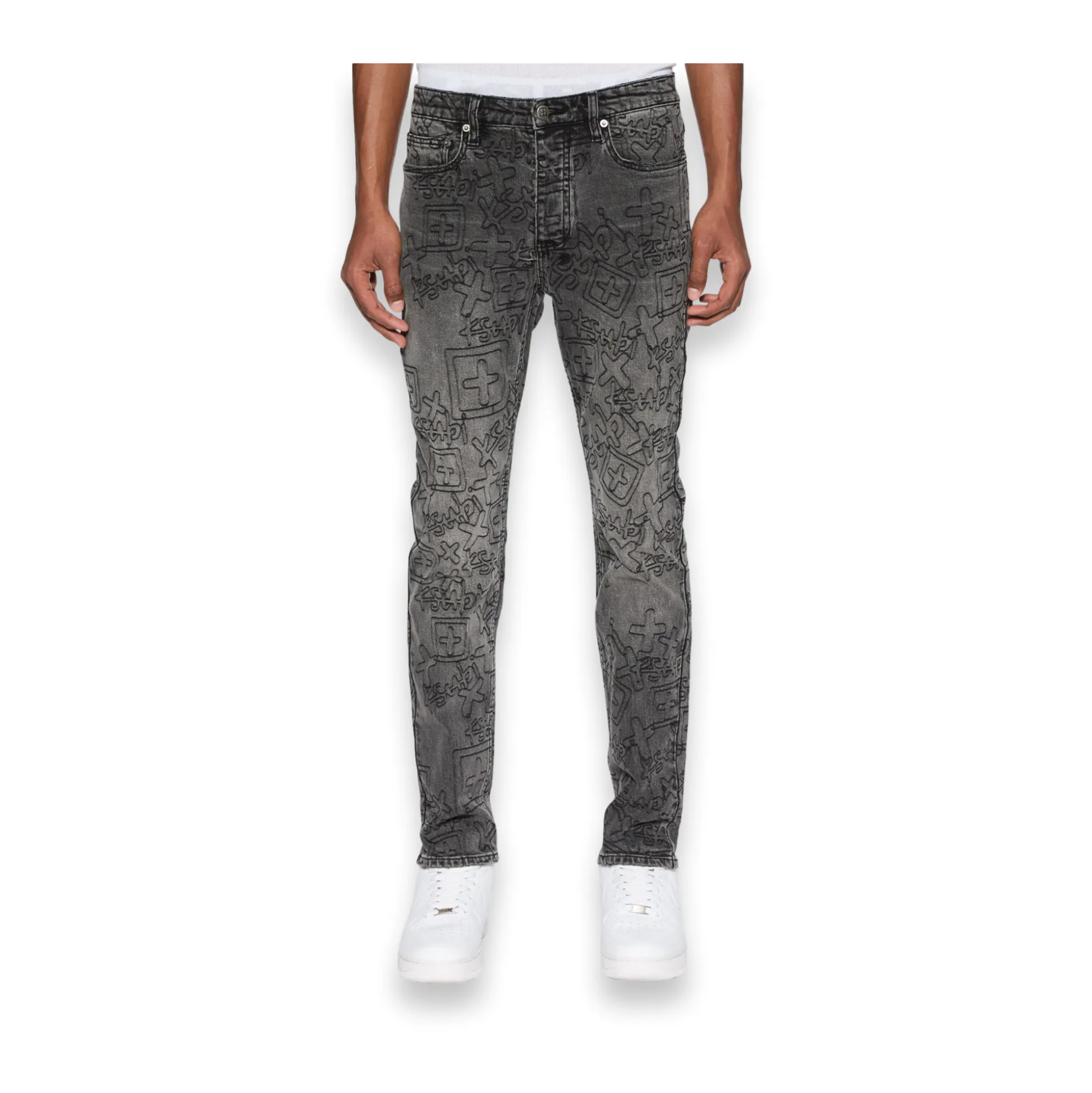 Chitch Stencil Stitch Jean