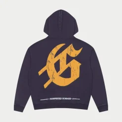 Chrome Liberty Zip Hoodie (Navy)