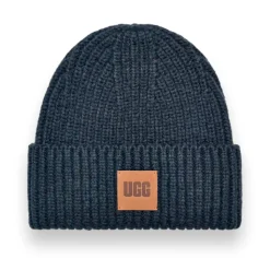 Chunky Rib Beanie navy