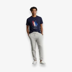 Classic Fit Big Tiple Pony Jersey T-Shirt