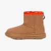 Classic Mini Zipper Tape Boots Chestnut PS
