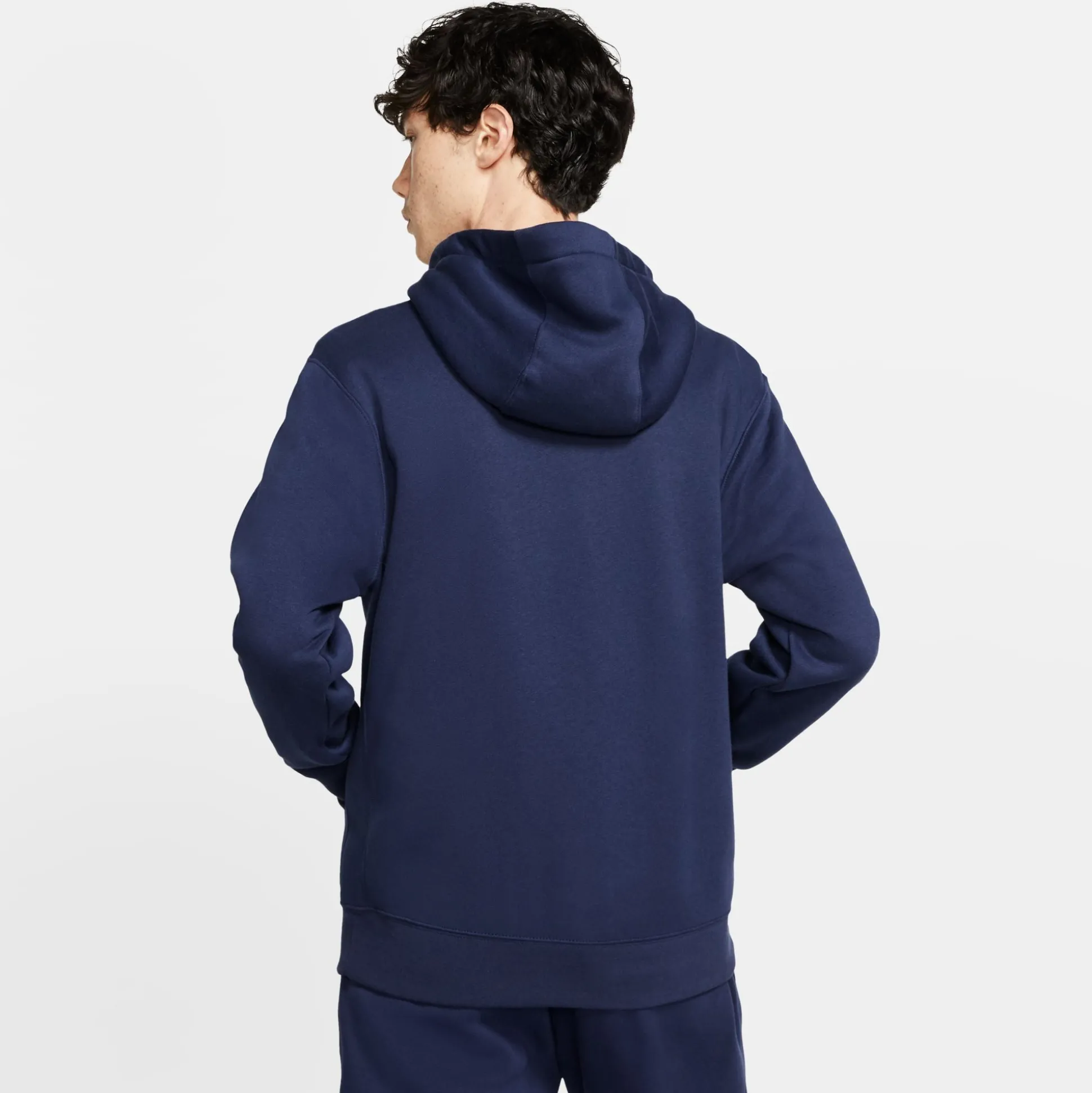 Club Fleece Blue Full Zip Hoodie