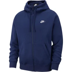 Club Fleece Blue Full Zip Hoodie