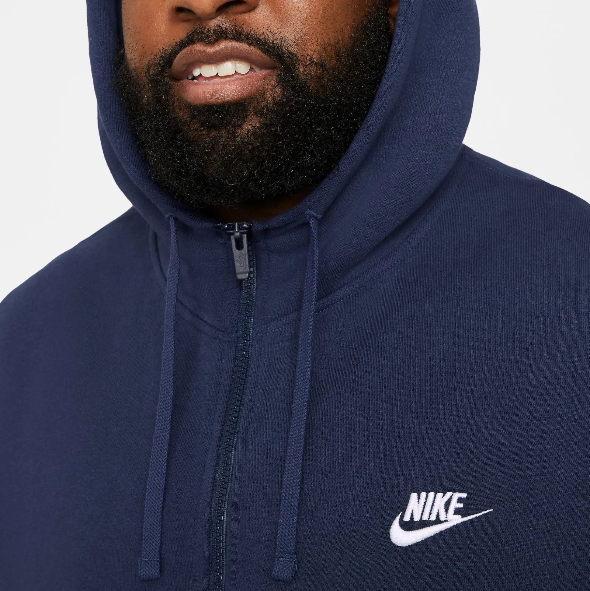Club Fleece Blue Full Zip Hoodie