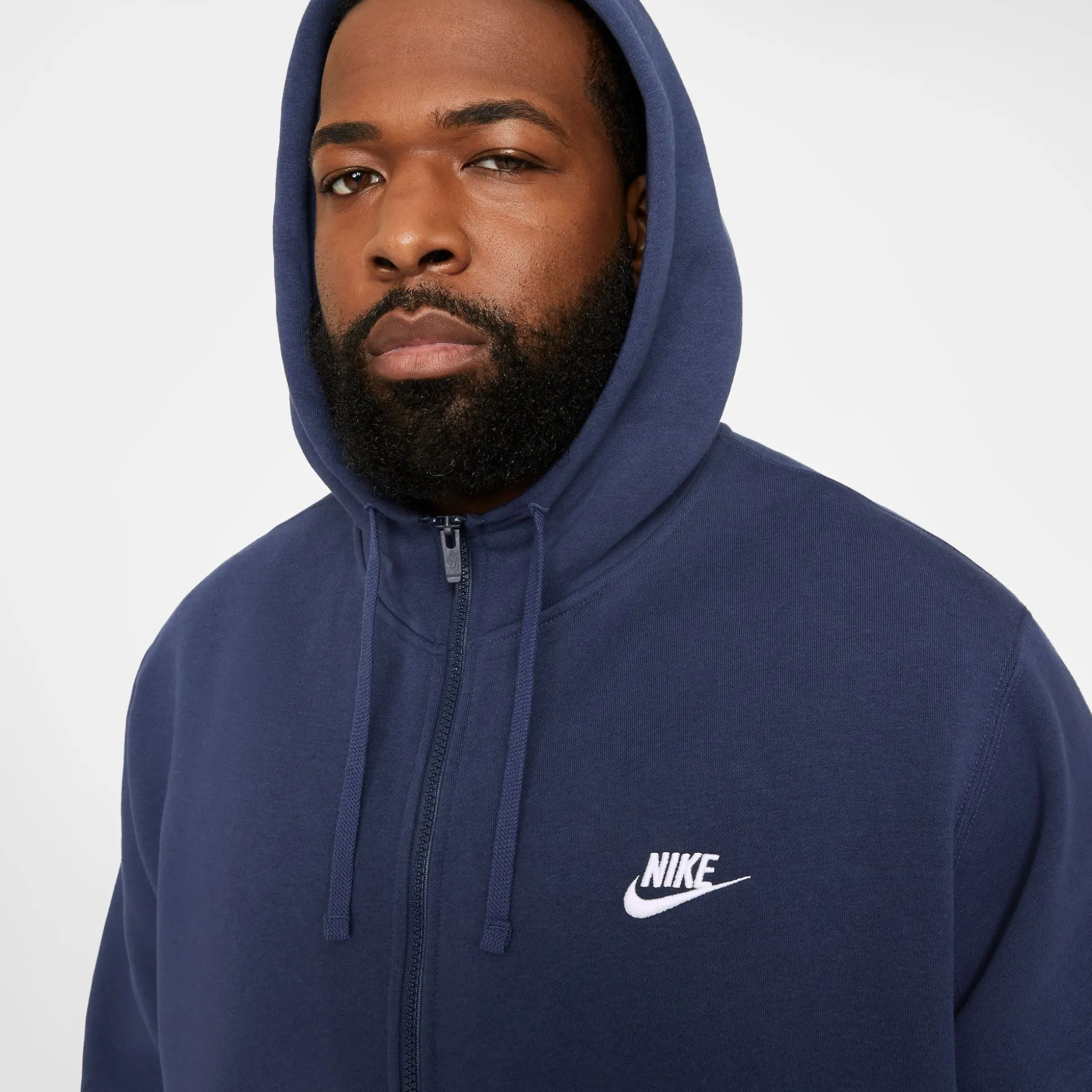 Club Fleece Blue Full Zip Hoodie