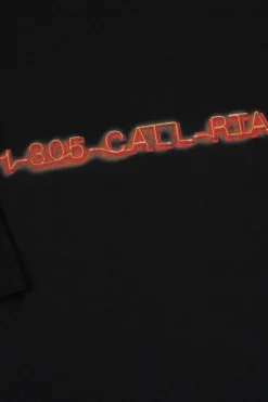 COLIN OVERSIZED SHORT SLEEVE TEE | BLACK CALL RTA