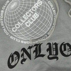 Collectors Club Globe Washed Pullover Hoodie
