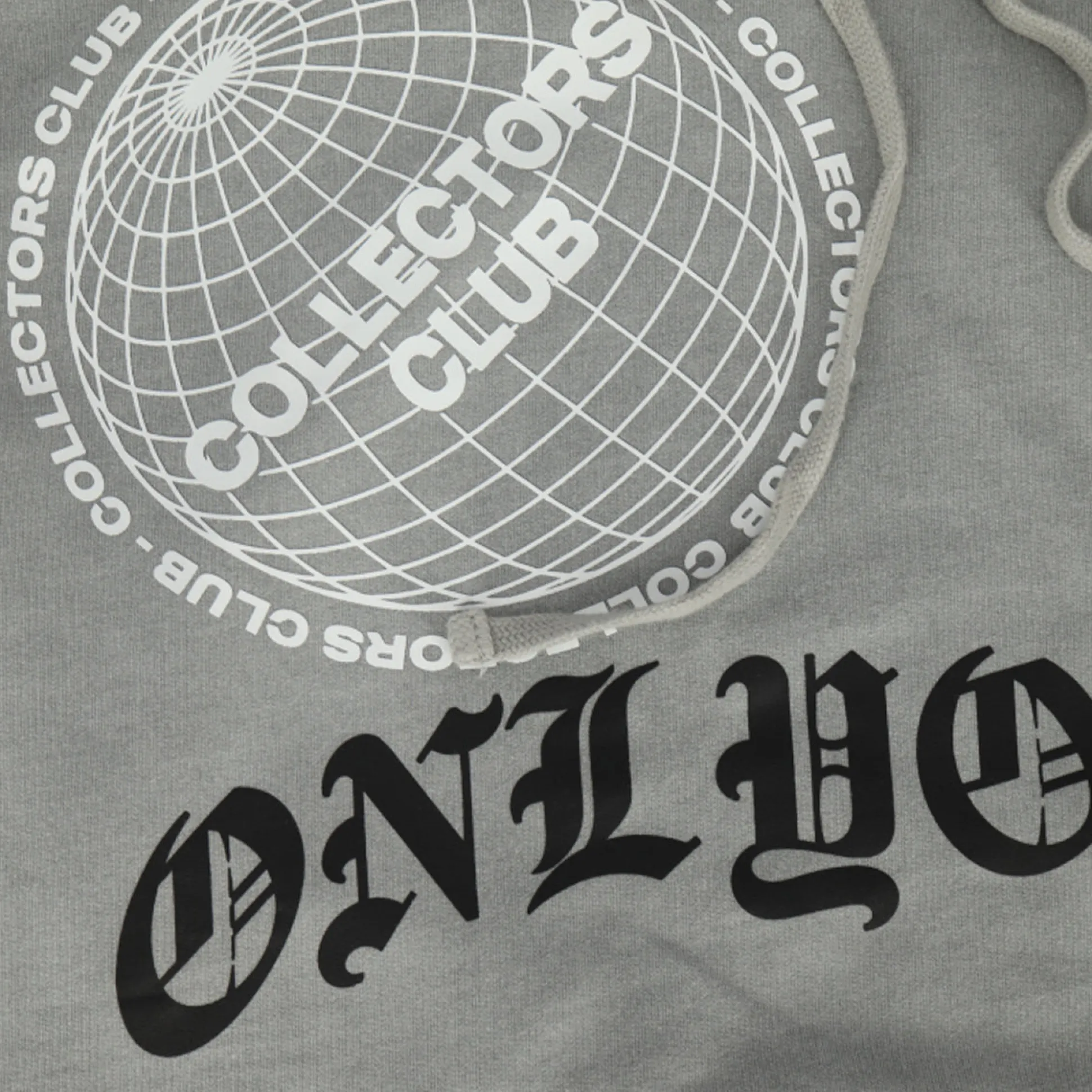 Collectors Club Globe Washed Pullover Hoodie