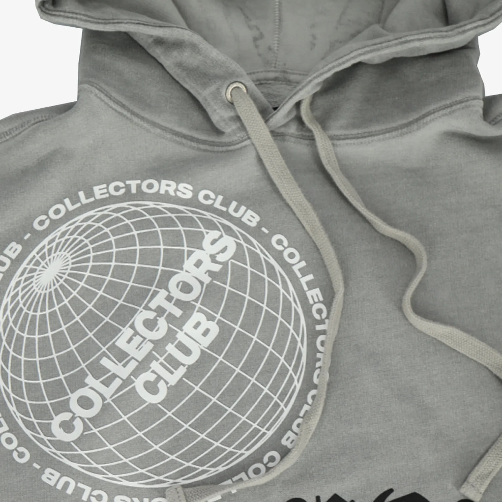 Collectors Club Globe Washed Pullover Hoodie