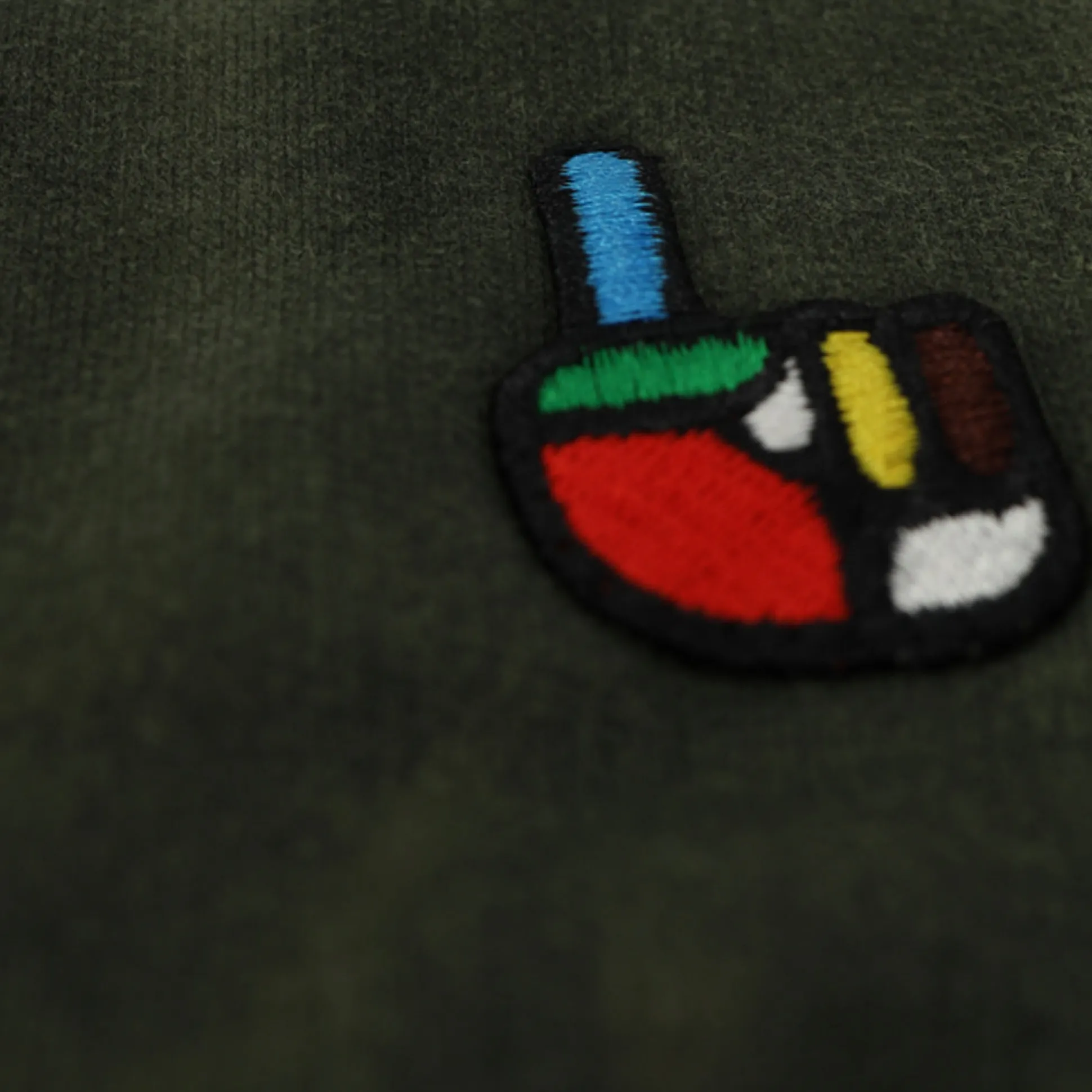 Cracked Puff Print Crewneck