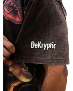 Deadpool x Wolverine - Claws and Chaos Oversized Brown T-Shirt