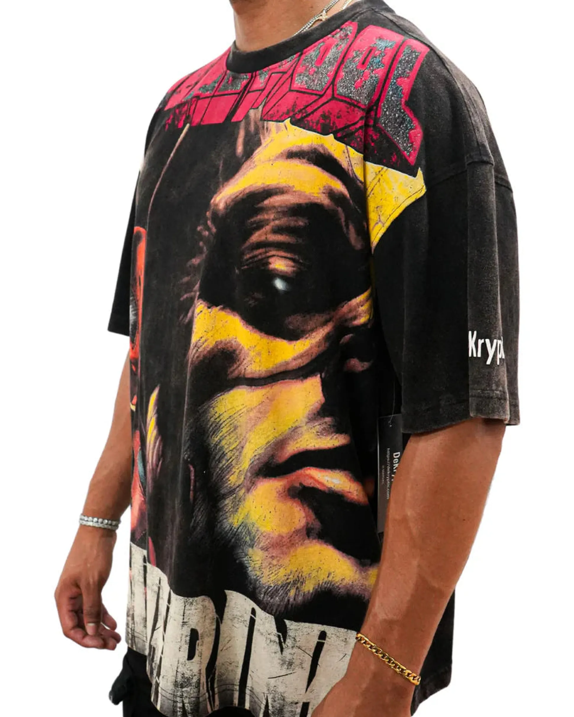 Deadpool x Wolverine - Regeneration Rivals Oversized Black T-Shirt