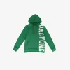Distressed Printed Pullover Hoodie
