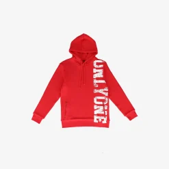 Distressed Printed Pullover Hoodie