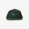 101292-DRKGRN-Men Corduroy Crown 9Fifty Snapback Hat