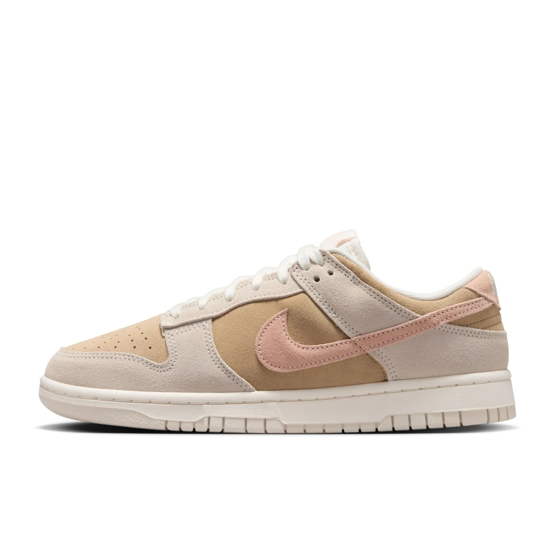 Dunk Low Suede Phantom Washed Coral