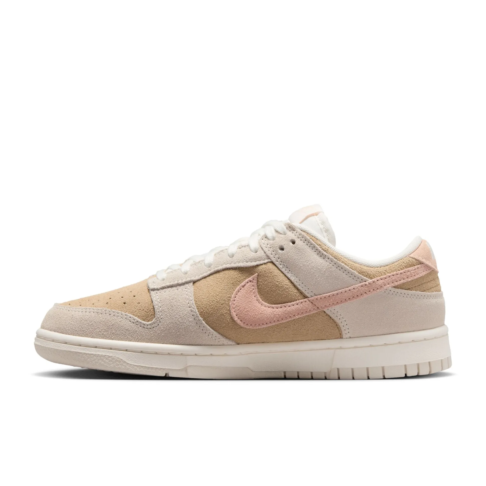 Dunk Low Suede Phantom Washed Coral