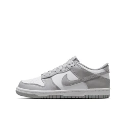 Dunk Low White Light Smoke Grey GS