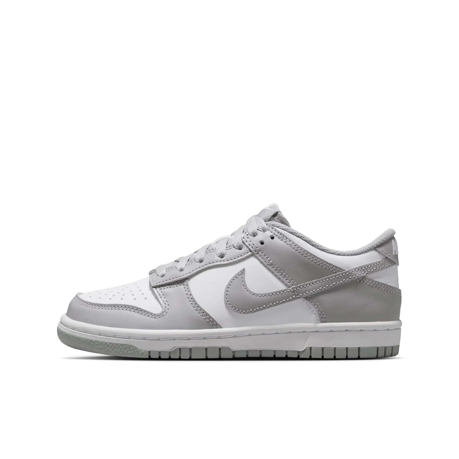 Dunk Low White Light Smoke Grey GS