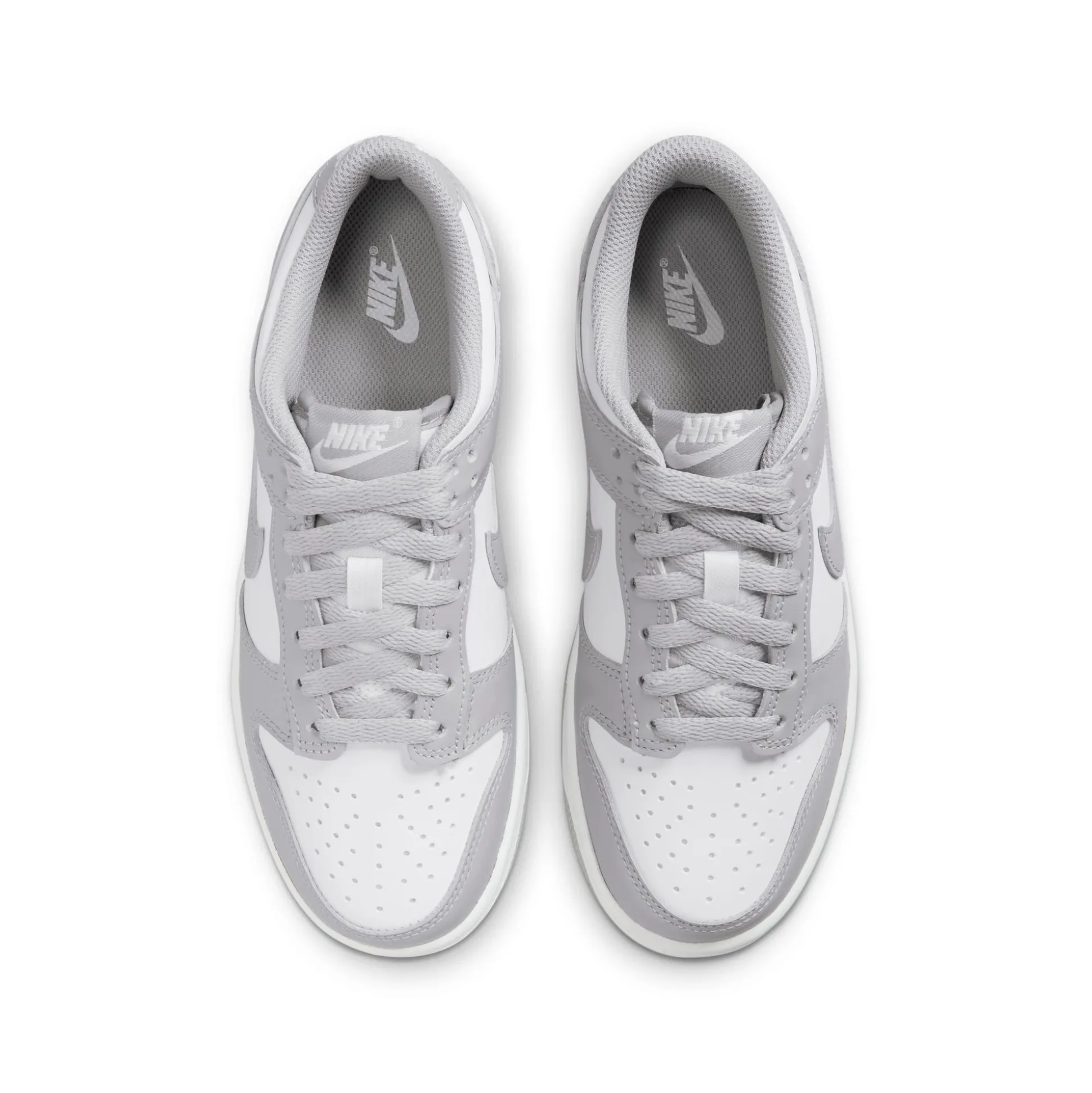 Dunk Low White Light Smoke Grey GS