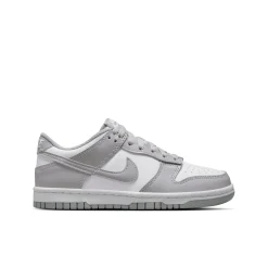 Dunk Low White Light Smoke Grey GS